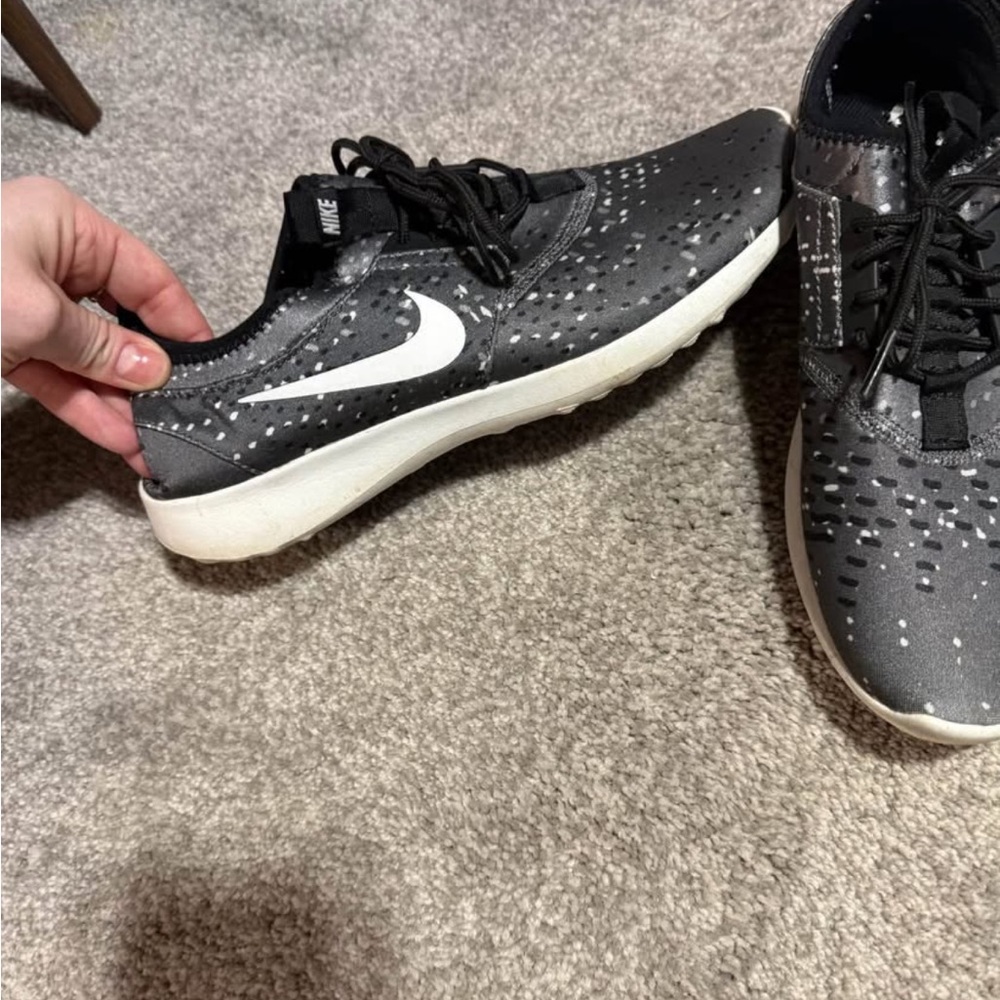 Nike Gray and White Athletic Shoes